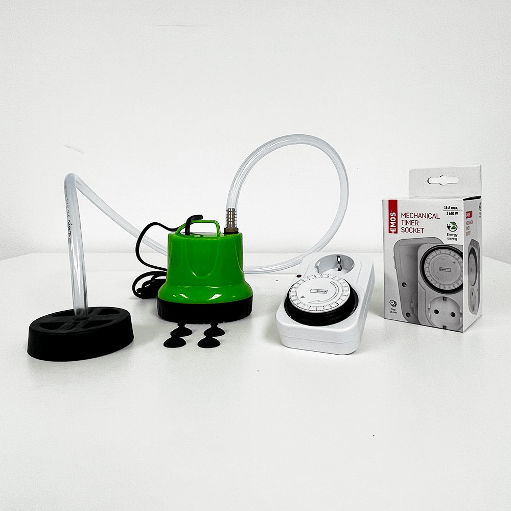 Pflanzturm 4+1 mit Wasserpumpe (Beige) – Bild 3